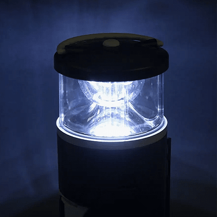 Набор инструментов Tools lantern cо встроенной лампой , 15 инструментов,  черный, в пластиковом футляре