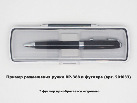 Ручка шариковая Grand Universal, металлическая, черная/серебристая