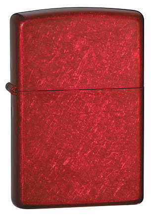 Зажигалка ZIPPO Classic с покрытием Candy Apple Red™, латунь/сталь, красная, глянцевая, 38x13x57 мм