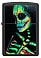 Зажигалка ZIPPO Skeleton Design с покрытием Black Light, латунь/сталь, черная, матовая, 38x13x57 мм small_img_2