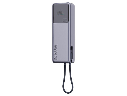 Внешний аккумулятор со встроенным кабелем Xiaomi 165W Power Bank 10000mAh (Integrated Cable) GL