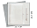 Коробка подарочная Solution Superior Alfa Linen под ежедневник и ручку, серебро, 25,7x25,7x2,8 см, бежевый ложемент_СЕРЕБРИСТЫЙ, БУМАГА ПОД ЛЁН