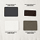 Шеврон Rectangle Cowhide размер 50*70 мм, белый, со скругленными углами small_img_20