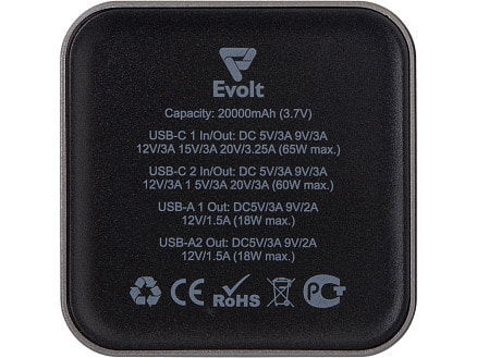 Внешний аккумулятор для ноутбуков Main 65 Вт, 20000 mAh, серый