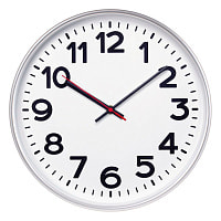 Часы настенные ChronoTop, серебристые