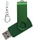 Флеш накопитель USB 2.0 Twister 16GB, пластик Софт Тач/металл, зеленый/зеленый small_img_1