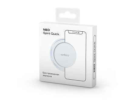 Беспроводное зарядное устройство Rombica NEO Spirit Quick White (Р)