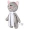 Мягкая игрушка Beastie Toys, котик с белым шарфом small_img_2