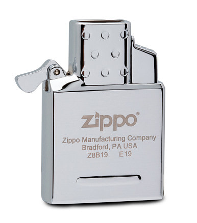 Газовый вставной блок для широкой зажигалки Zippo, двойное пламя, нержавеющая сталь