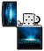 Зажигалка ZIPPO UFO Flame с покрытием Black Light, латунь/сталь, черная, матовая, 38x13x57 мм small_img_4