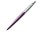 Шариковая ручка Parker Jotter Victoria Violet Chrome CT, стержень:M, цвет чернил: blue в подарочной блистерной упаковке_СЕРЕБРИСТЫЙ, ФИОЛЕТОВЫЙ
