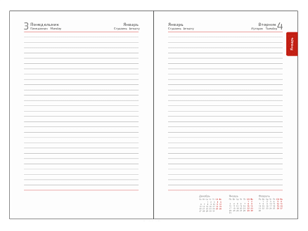 Обложка гибкая Flexy Agenda Buffalo А5, серый