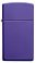 Зажигалка ZIPPO Slim® с покрытием Purple Matte, латунь/сталь, фиолетовая, матовая, 29x10x60 мм small_img_2