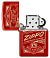 Зажигалка ZIPPO Classic с покрытием Metallic Red, латунь/сталь, красная, 38x13x57 мм small_img_3