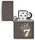 Зажигалка ZIPPO Lucky 7 Design с покрытием Black Ice®, латунь/сталь, черная, 38x13x57 мм small_img_4