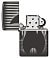 Зажигалка ZIPPO Classic с покрытием High Polish Black, латунь/сталь, черная, глянцевая, 38x13x57 мм small_img_4
