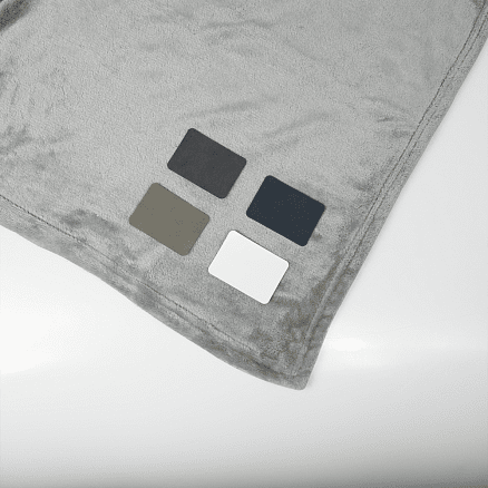 Шеврон Rectangle Cowhide размер 50*70 мм, белый, со скругленными углами