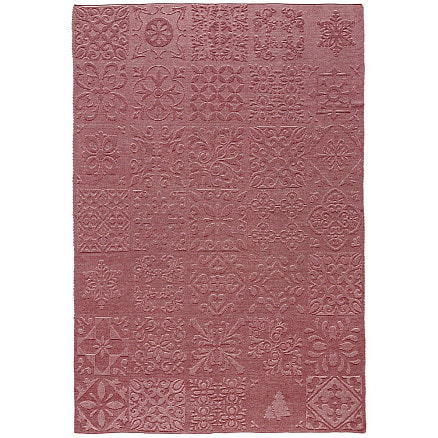 Плед Ornamental, бордовый