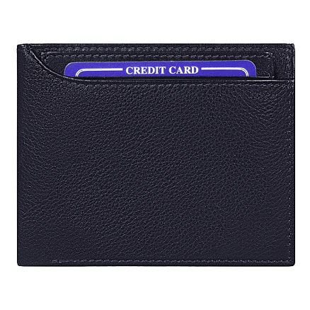 Кошелек с картхолдером для кредитных карт Leather Dream из нат. кожи, синий