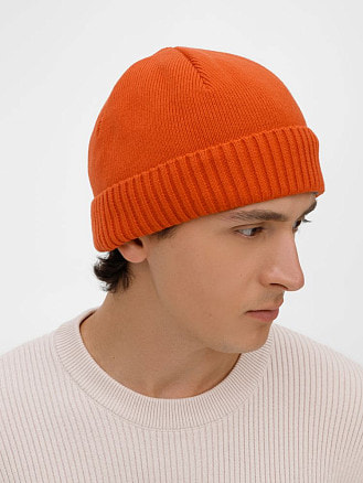 Шапка ComFleece, темно-оранжевая (кирпичная)