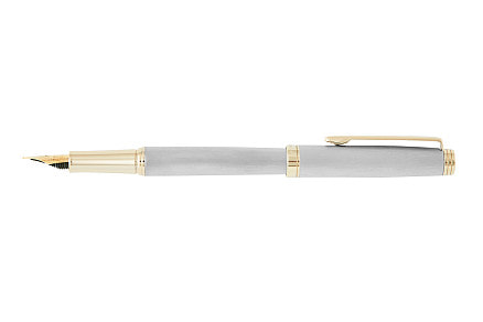 Ручка перьевая Pierre Cardin SHINE, серебристый. Упаковка B