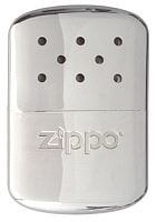Каталитическая грелка ZIPPO, алюминий с покрытием High Polish Chrome, серебристая, 12 ч, 66x13x99 мм