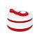 Стакан складной BUTTON;  350 мл, силикон, красный small_img_2