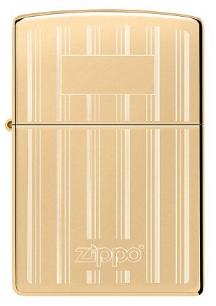 Зажигалка ZIPPO Classic с покрытием High Polish Brass, латунь/сталь, золотистая, 38x13x57 мм