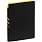 Ежедневник Flexpen Black, недатированный, черный с желтым_НЕДАТИРОВАННЫЙ