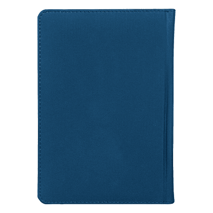 Ежедневник полудатированный Classic Soft А5, темно-синий, в твердой обложке с поролоном