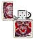 Зажигалка ZIPPO Skull Design с покрытием Mercury Glass, латунь/сталь, белая, 38x13x57 мм small_img_3