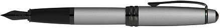 Перьевая ручка Cross Bailey Matte Grey Lacquer, перо F, серый