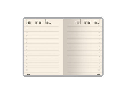 Ежедневник А5 Megapolis Slim flex, темно-синий navy