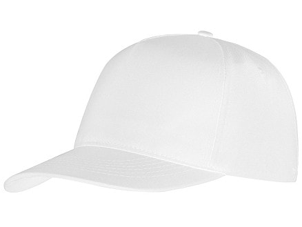 Бейсболка Poly 5-ти панельная 120 гр, белый (P)