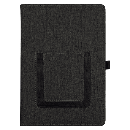 Ежедневник  Smart Wallet Cambric  A5, черный, недатированный, в твердой обложке с поролоном