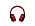 Беспроводные наушники Rombica mySound BH-17 ANC Red_черный, красный