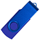 Флеш накопитель USB 2.0 Twister Assembly 16GB, пластик Софт Тач/металл, синий/синий small_img_2