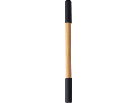 Вечный карандаш и ручка из бамбука Black bamboo, натуральный и черный