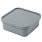 Ланчбокс (контейнер для еды) Squarebox, серый_СЕРЫЙ