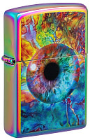 Зажигалка ZIPPO Spacey Eye с покрытием Multi Color, латунь/сталь, разно
