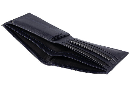 Кошелек с картхолдером для кредитных карт Leather Dream из нат. кожи, синий