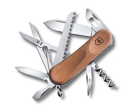 Нож перочинный VICTORINOX EvoWood 17, 85 мм, 13 функций, рукоять из орехового дерева