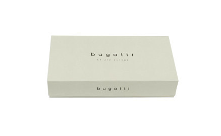 Кошелёк BUGATTI Vertice, чёрный, натуральная воловья кожа, 19,2х3х9,3 см