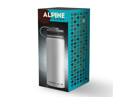 Термос ALPINE FLASK, 530 мл, белый