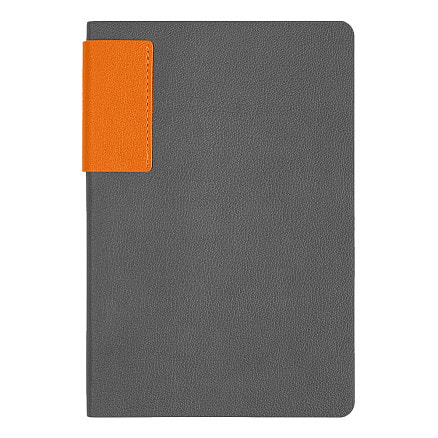 Ежедневник Flexy Star Sivilia Grey Edition Color Print Sample Lada А5 серо-оранжевый, недатированный в гибкой обложке
