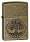 Зажигалка ZIPPO Classic с покрытием Antique Brass™, латунь/сталь, медная, матовая, 38x13x57 мм_ЗОЛОТИСТЫЙ