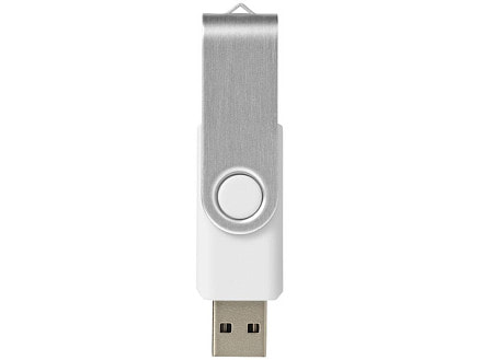 USB-флешка на 16 Гб Rotate Basic, белый