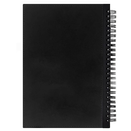 Ежедневник Notera Maxi, недатированный, черный