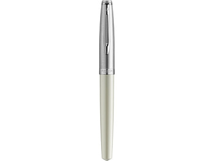 Ручка роллер Waterman  Embleme цвет IVORY CT, цвет чернил: черный
