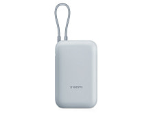Внешний аккумулятор со встроенным кабелем Mi Power Bank 10000mAh (Integrated Cable) Ice Blue GL
